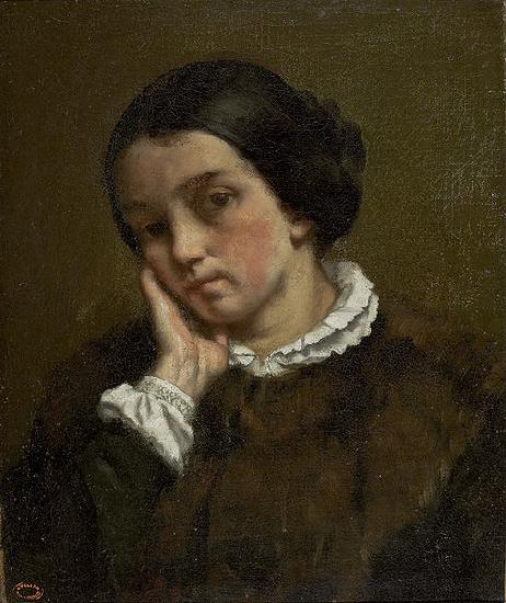 Gustave Courbet Zelie Courbet